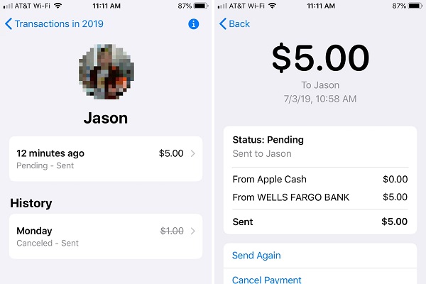 How to Delete Apple Cash Transaction History